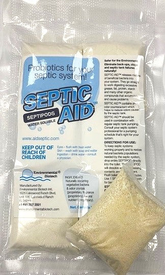 Septic Aid Sachets and Pods